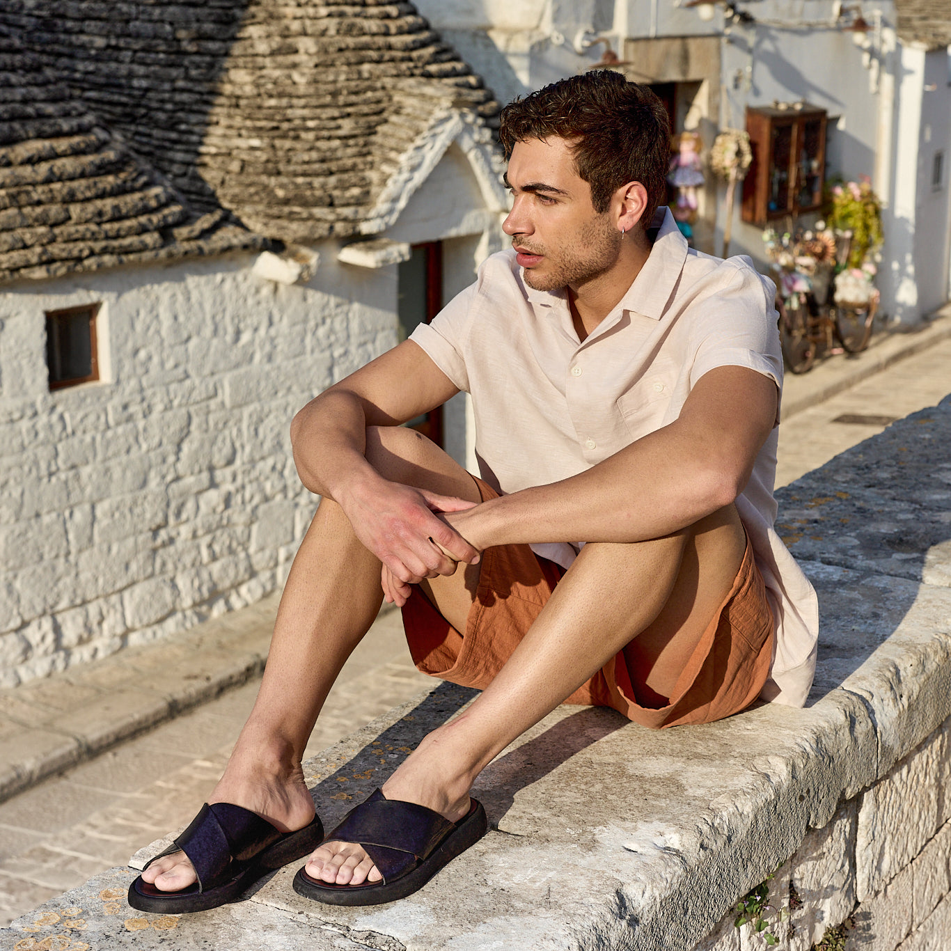male dress sandals FINN Black Men's sandals