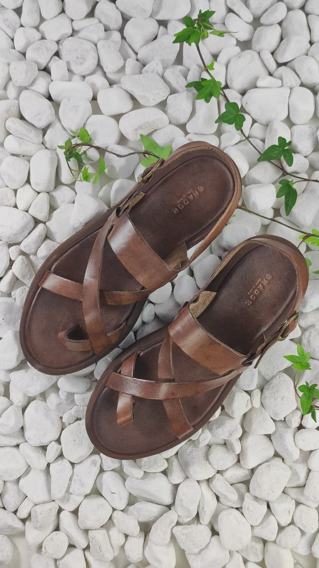 GEORGIA MAHOGANY women's sandals - Brador Shop Online | Brador