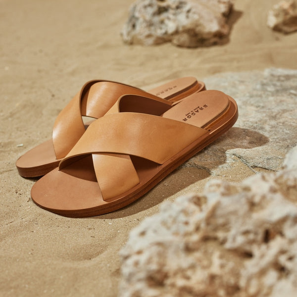 【PORTERNA】Nari Ribbon Sandals HAITI NATURAL women's sandals - Brador Shop Online | Brador